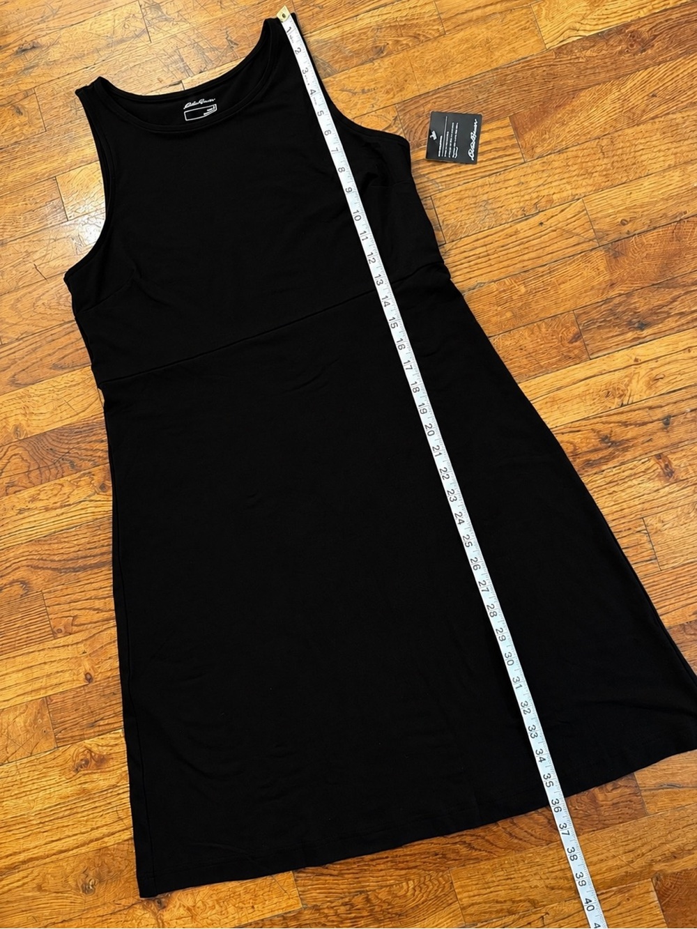 Eddie Bauer Aster Black Sleeveless Active Dress Empire Waist Size S NWT - Picture 11 of 16